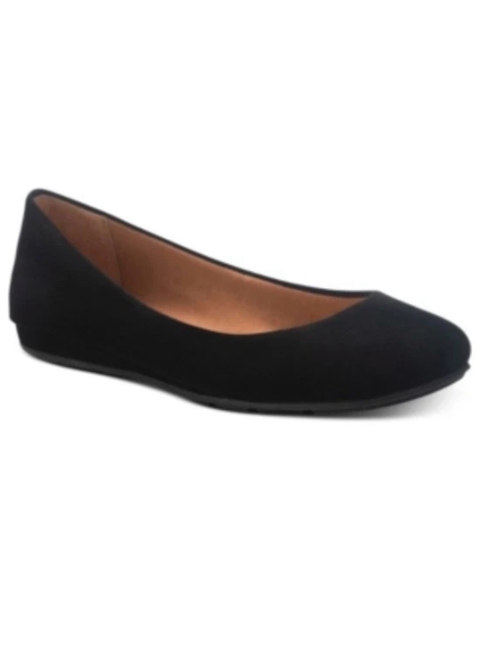 Sun + Stone Women's Eliana Ballet Flats, Created for Macy's - Black Micro